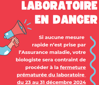 LABORATOIRE EN DANGER